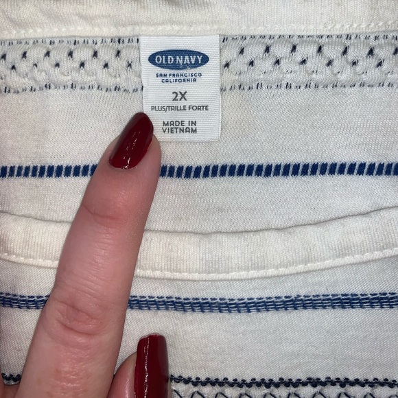 Navy and White Dress - Picture 3 of 4